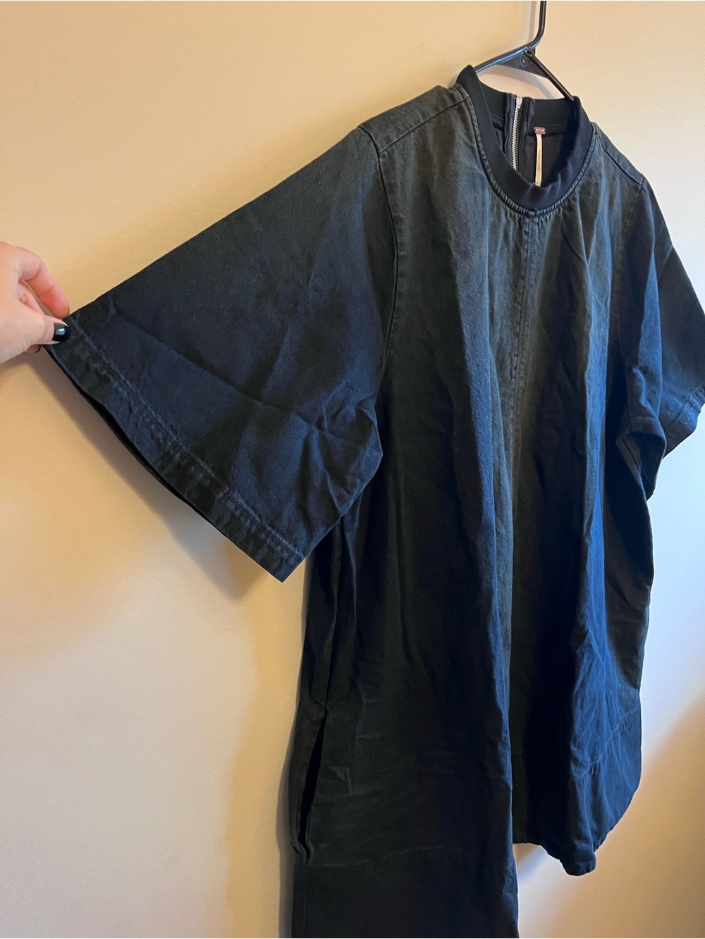 Free People Short Sleeve Crew Neck Dress - Picture 4 of 8